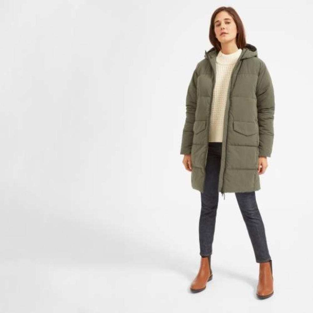 Everlane Long Puffer In Surplus